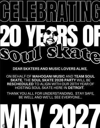 Soul Skate Detroit, Skate Festival Poster