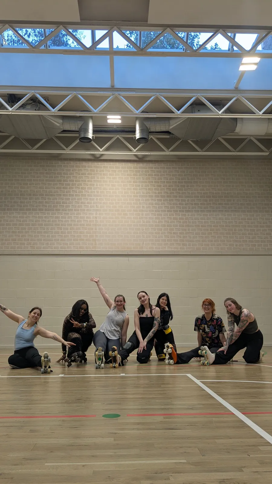 Group Shot, of skaters from the last class gallery image 1